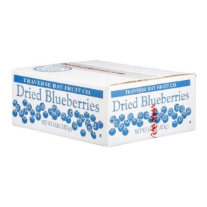 Product of Traverse Bay Dried Blueberries - 4 lb. Box - Nuts & Trail Mixes [Bulk Savings]
