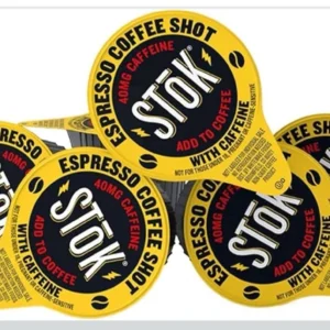 100 SToK Caffeinated Unsweetened Black Coffee Shots