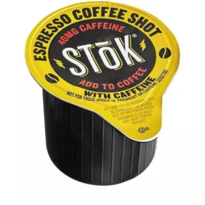 Stok Caffeinated Black Coffee Shot 50 count Expresso Caffiene Unsweetened Dark